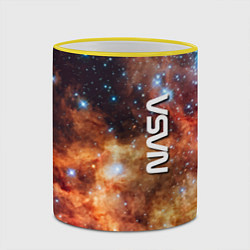 Кружка 3D Рождение новой звезды - NASA, цвет: 3D-желтый кант — фото 2