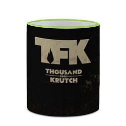 Кружка 3D TFK - Thousand Foot Krutch, цвет: 3D-светло-зеленый кант — фото 2