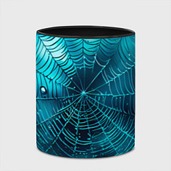 Кружка 3D Halloween паутина, цвет: 3D-белый + черный — фото 2