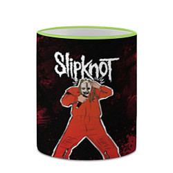 Кружка 3D Slipknot music, цвет: 3D-светло-зеленый кант — фото 2