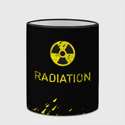 Кружка 3D Radiation - радиационная опасность, цвет: 3D-черный кант — фото 2