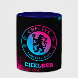 Кружка 3D Chelsea - neon gradient, цвет: 3D-белый + синий — фото 2