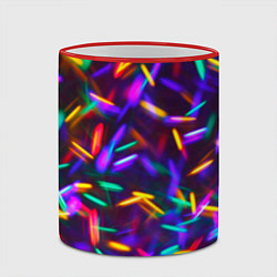 Кружка 3D Цветомузыка, цвет: 3D-красный кант — фото 2