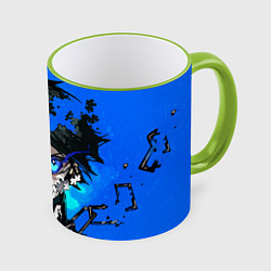Кружка 3D Ёити Исаги art, цвет: 3D-светло-зеленый кант