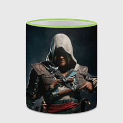 Кружка 3D Assassins Creed 4, цвет: 3D-светло-зеленый кант — фото 2