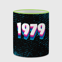 Кружка 3D Made in 1979: vintage art, цвет: 3D-светло-зеленый кант — фото 2