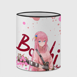 Кружка 3D Красотка Хитори Гото - Одинокий рокер, цвет: 3D-черный кант — фото 2