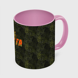 Кружка 3D Никита камуфляж, цвет: 3D-белый + розовый