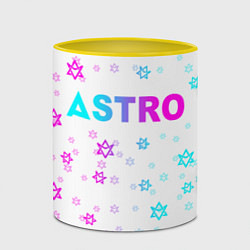 Кружка 3D Neon Astro, цвет: 3D-белый + желтый — фото 2