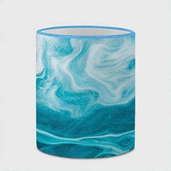 Кружка 3D Морской бриз, цвет: 3D-небесно-голубой кант — фото 2