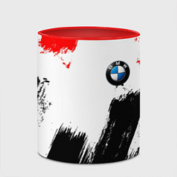 Кружка 3D BMW art, цвет: 3D-белый + красный — фото 2