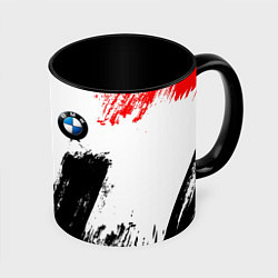 Кружка 3D BMW art, цвет: 3D-белый + черный