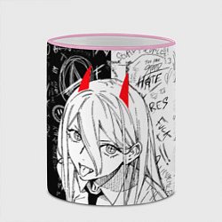 Кружка 3D Это же Пауэр, цвет: 3D-розовый кант — фото 2