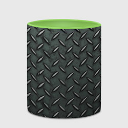 Кружка 3D Металлический человек, цвет: 3D-белый + светло-зеленый — фото 2