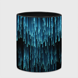 Кружка 3D Falling rays, цвет: 3D-белый + черный — фото 2