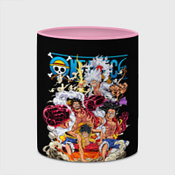 Кружка 3D One Piece all, цвет: 3D-белый + розовый — фото 2
