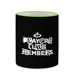 Кружка 3D Obladaet - players club members надпись, цвет: 3D-светло-зеленый кант — фото 2