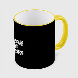 Кружка 3D Obladaet - players club members надпись, цвет: 3D-желтый кант