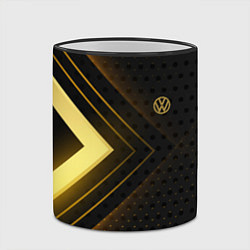 Кружка 3D Volkswagen sign, цвет: 3D-черный кант — фото 2