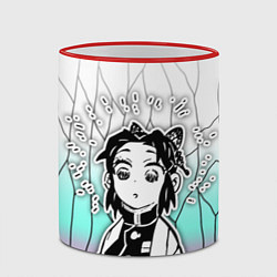 Кружка 3D Стикер - шинобу кочо, цвет: 3D-красный кант — фото 2