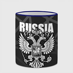 Кружка 3D Russia - герб РФ, цвет: 3D-синий кант — фото 2