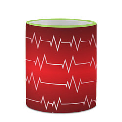 Кружка 3D Pulse, цвет: 3D-светло-зеленый кант — фото 2