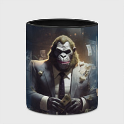 Кружка 3D Gorilla Payday 3, цвет: 3D-белый + черный — фото 2