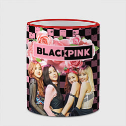 Кружка 3D Blackpink - girls, цвет: 3D-красный кант — фото 2