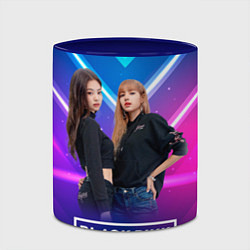 Кружка 3D Blackpink neon, цвет: 3D-белый + синий — фото 2
