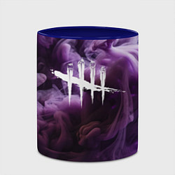 Кружка 3D Dead By Daylight Logo Smoke, цвет: 3D-белый + синий — фото 2