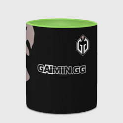 Кружка 3D Gaimin Gladiators Splash, цвет: 3D-белый + светло-зеленый — фото 2