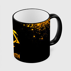 Кружка 3D Behemoth - gold gradient, цвет: 3D-черный кант