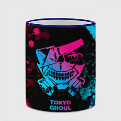 Кружка 3D Tokyo Ghoul - neon gradient, цвет: 3D-синий кант — фото 2