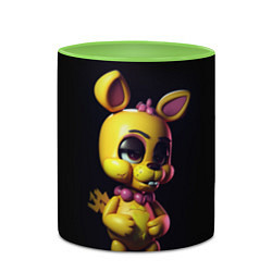 Кружка 3D Spring Bonnie, цвет: 3D-белый + светло-зеленый — фото 2