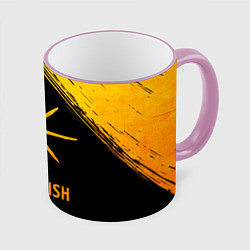 Кружка 3D Nightwish - gold gradient, цвет: 3D-розовый кант