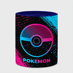 Кружка 3D Pokemon - neon gradient, цвет: 3D-белый + синий — фото 2
