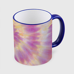 Кружка 3D Tie-Dye дизайн, цвет: 3D-синий кант