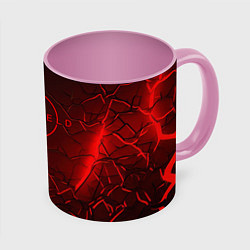 Кружка цветная Starfield red logo