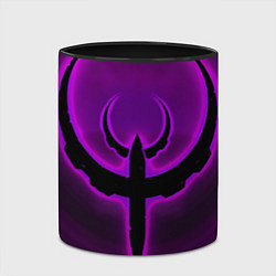 Кружка 3D Quake фиолетовый, цвет: 3D-белый + черный — фото 2