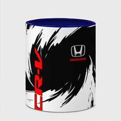 Кружка 3D Honda - белые краски, цвет: 3D-белый + синий — фото 2