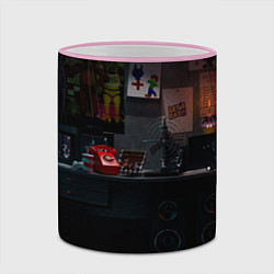 Кружка 3D FNAF комната, цвет: 3D-розовый кант — фото 2