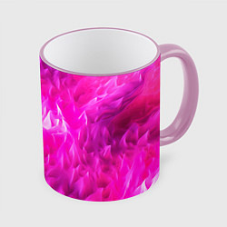 Кружка 3D Pink texture, цвет: 3D-розовый кант
