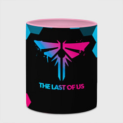 Кружка 3D The Last Of Us - neon gradient, цвет: 3D-белый + розовый — фото 2