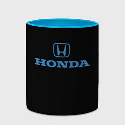 Кружка 3D Honda sport japan, цвет: 3D-белый + небесно-голубой — фото 2