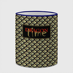 Кружка 3D Время дракона 2024, цвет: 3D-синий кант — фото 2