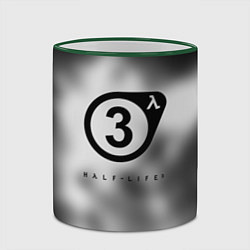 Кружка 3D Half life 3 black, цвет: 3D-зеленый кант — фото 2