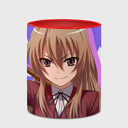 Кружка 3D Toradora Тайга Aisaka, цвет: 3D-белый + красный — фото 2