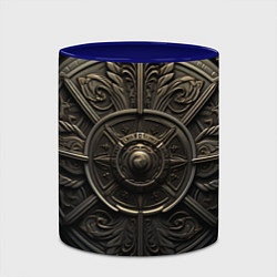 Кружка 3D Узор в скандинавском стиле, цвет: 3D-белый + синий — фото 2