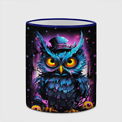 Кружка 3D Magic owl, цвет: 3D-синий кант — фото 2