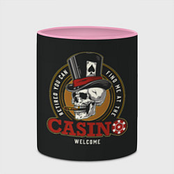Кружка 3D Casino, цвет: 3D-белый + розовый — фото 2